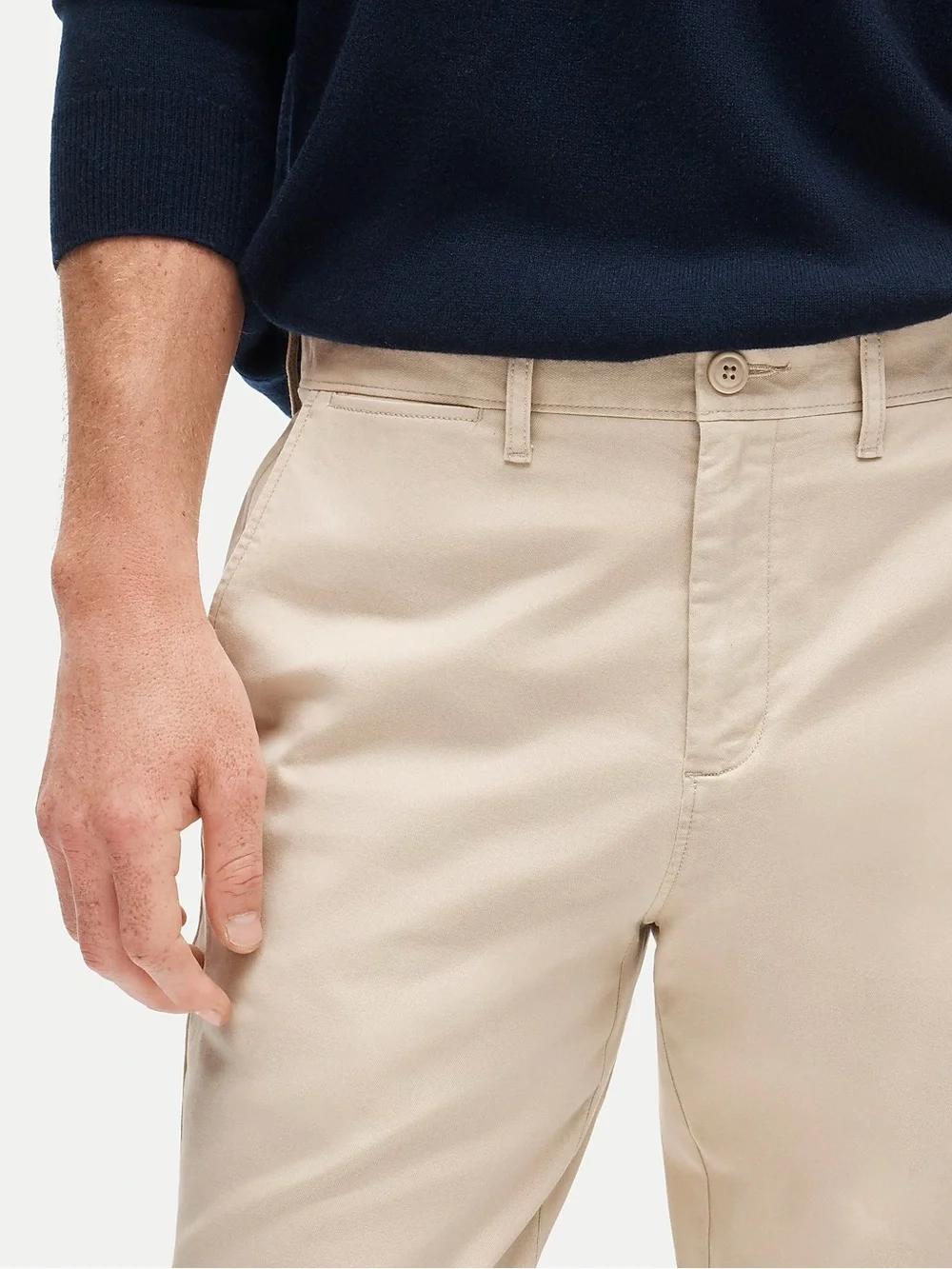 J. Crew 770M Straight-fit stretch chino pant Weathered Chino Size 33 $98 AR886